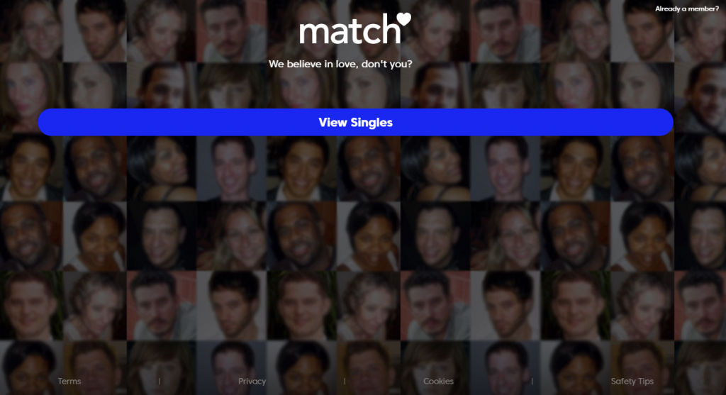 oldest dating website match.com